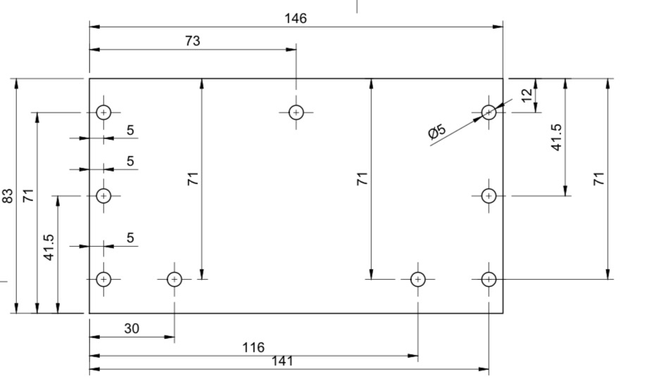 Platine bas droit dessus overhead hight elec