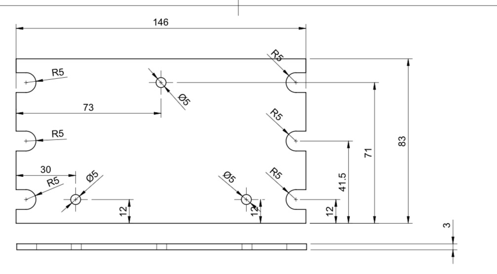 platine bas droit dessus overhead hight elec